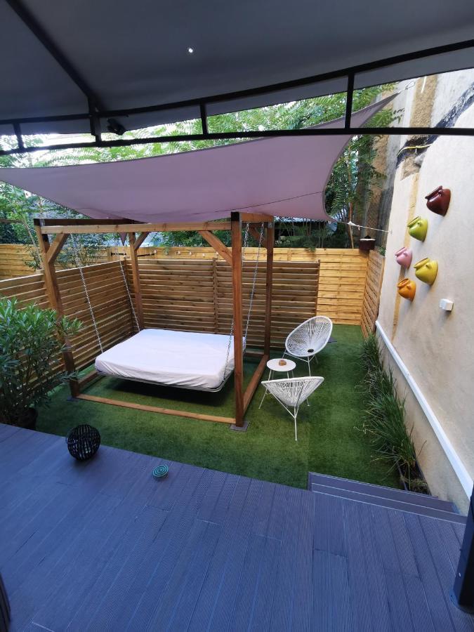 Lyon Superbe Jacuzzi Vue Sur Jardin Villeurbanne Exterior foto